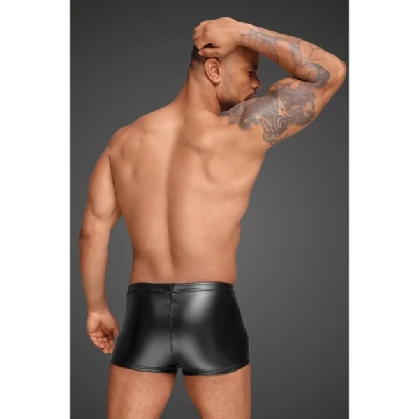 Powerwetlook Shorts mit Dekorativen Pvc Zierfalten H054 von Noir Handmade Decadence Collection kaufen | Fesselliebe