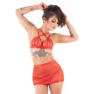 Rotes Set Ms-S0201 von Meseduce kaufen | Fesselliebe