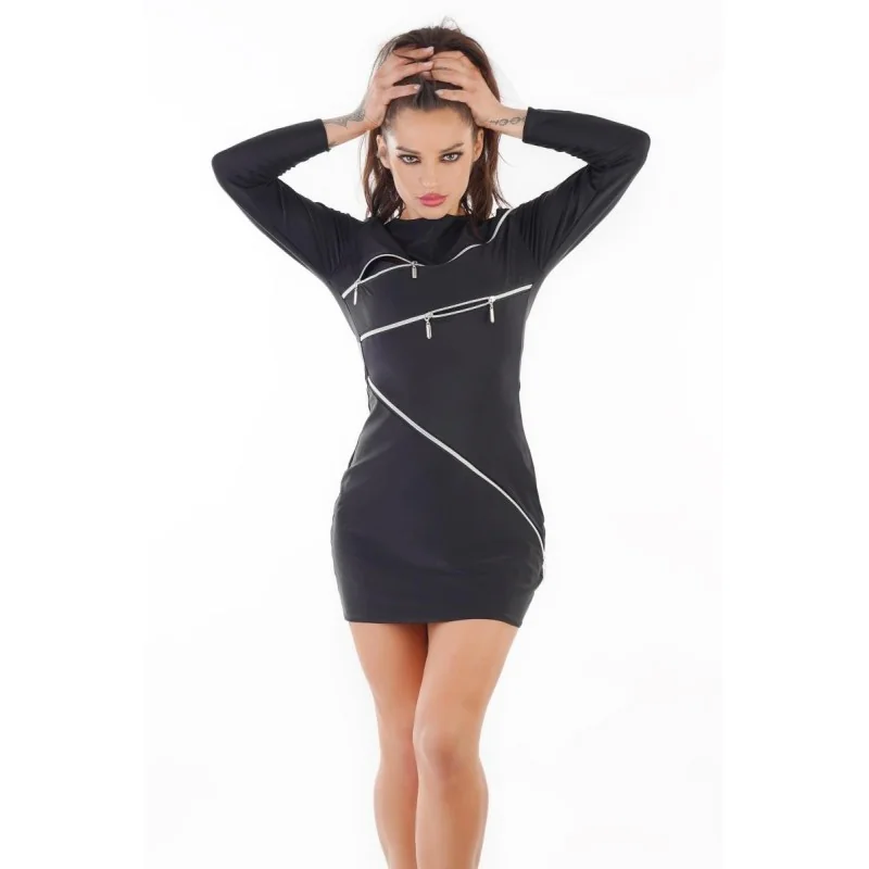 Schwarzes Minikleid Ms-D0205 von Meseduce kaufen | Fesselliebe