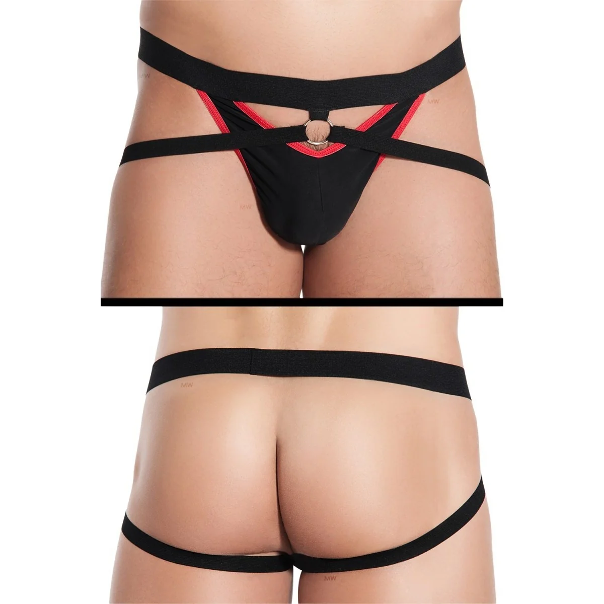 Schwarz/Roter Slip Danny von Meseduce kaufen | Fesselliebe