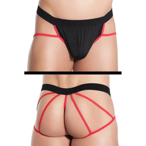 Schwarz/Roter Slip Bastien von Meseduce kaufen | Fesselliebe