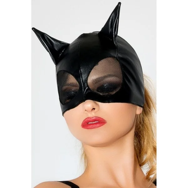 Schwarze Katzenmaske Mk 01 von Meseduce kaufen | Fesselliebe