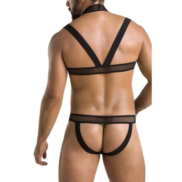 Schwarzes Harness Set 043 von Passion kaufen | Fesselliebe