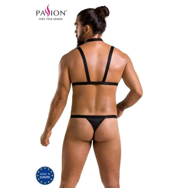 Schwarzes Harness Set 039 von Passion kaufen | Fesselliebe