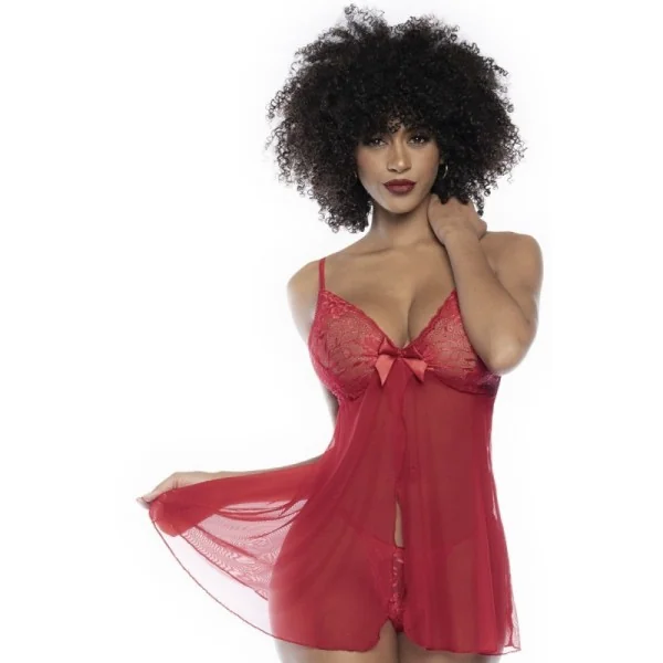 Rotes Babydoll - Mal7501red von Mapale kaufen | Fesselliebe