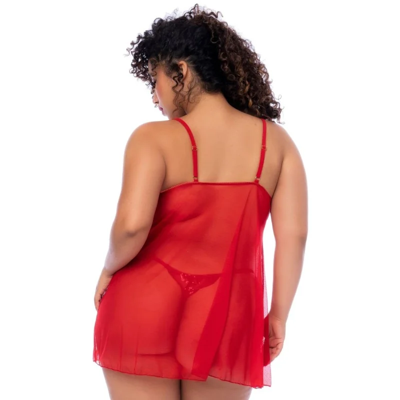 rotes Babydoll - MAL7559XRED von Mapalé kaufen | Fesselliebe 2
