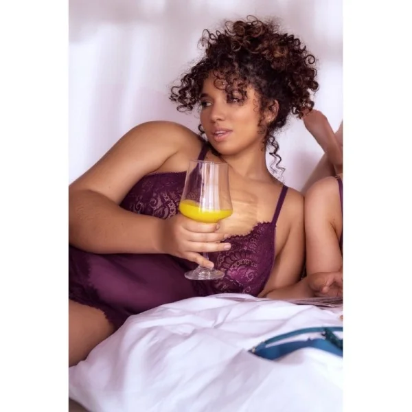 weinrotes Chemise - MAL7554XWINE von Mapalé kaufen | Fesselliebe