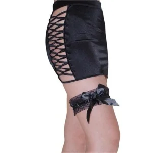 Schwarzes Strumpfband Dallas von Legg Story kaufen | Fesselliebe