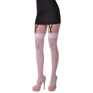 Weiße Strümpfe Vanessa von Legg Story kaufen | Fesselliebe