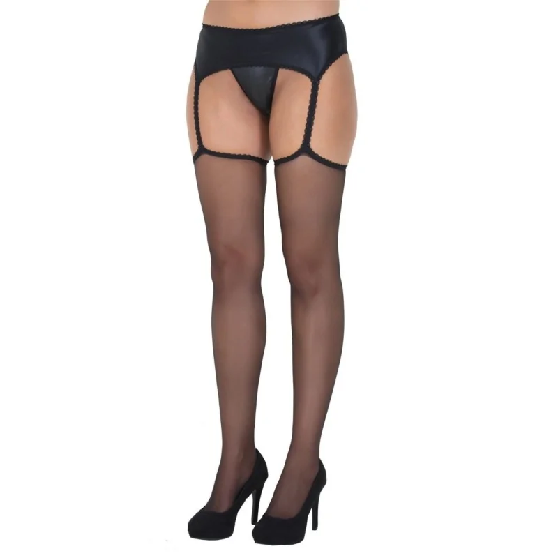 Strümpfe Dona Schwarz von Legg Story kaufen | Fesselliebe