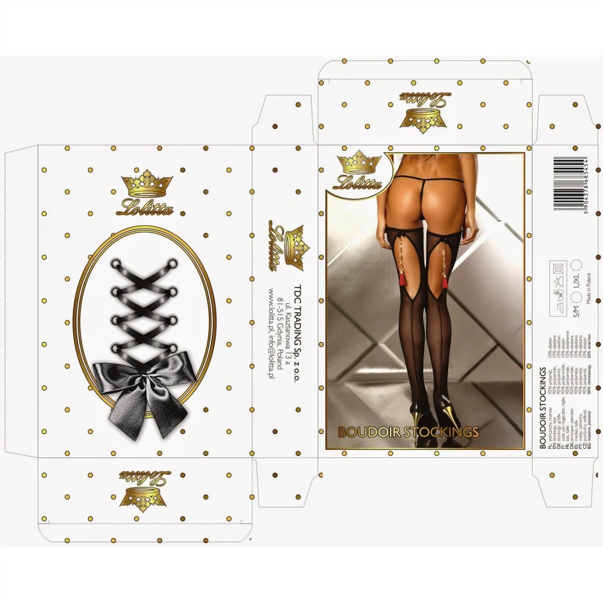 Halterlose Strümpfe Boudoir von Lolitta kaufen | Fesselliebe