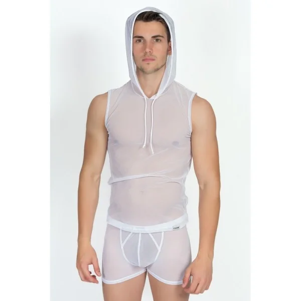 Weißes V-Shirt Malibu 2 92-77 von Look Me kaufen | Fesselliebe