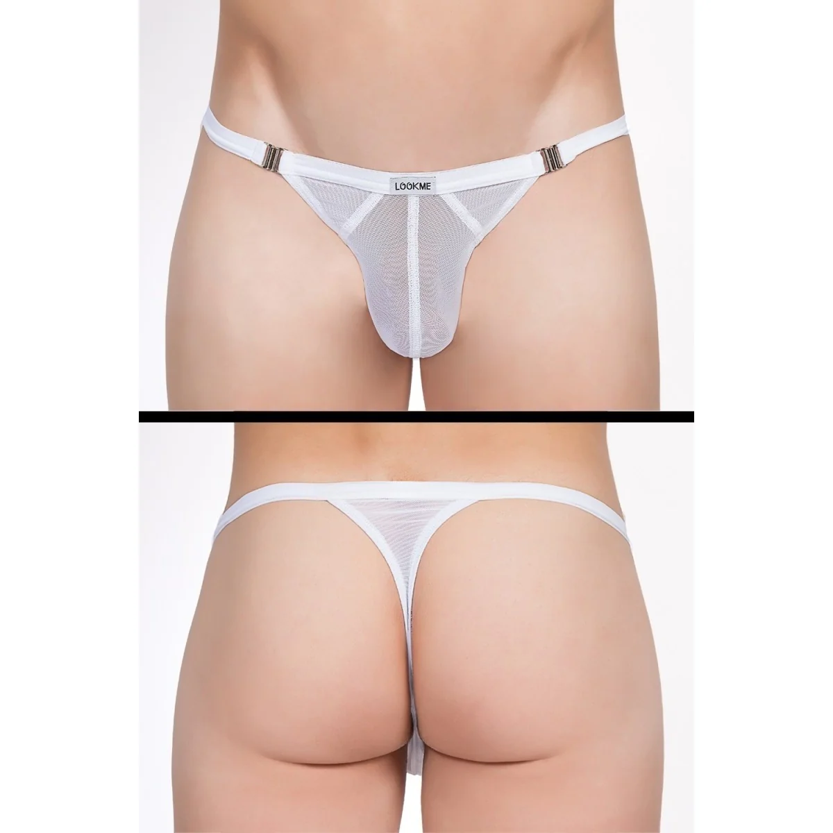 Weißer Stripper String Malibu 2 92-58 von Look Me kaufen | Fesselliebe