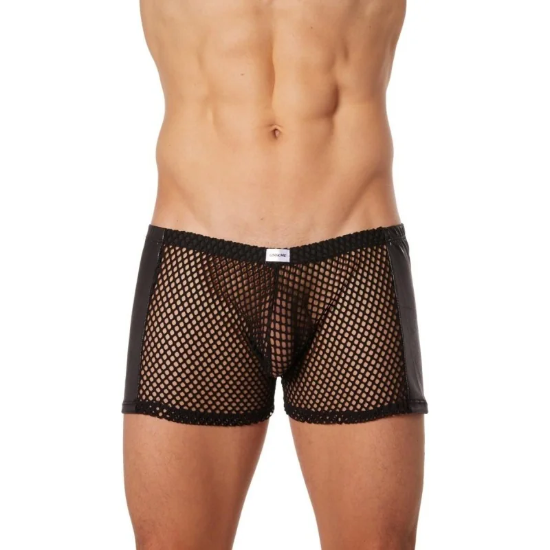 Schwarze Herren Boxer Short 911-67 von Look Me kaufen | Fesselliebe