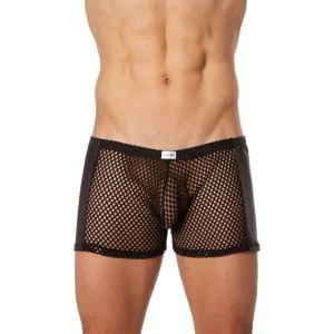 Schwarze Herren Boxer Short 911-67 von Look Me kaufen | Fesselliebe