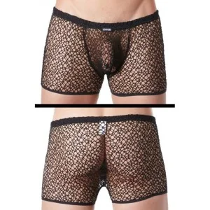 Schwarze Netz Boxer Short Fetish 810-67 von Look Me kaufen | Fesselliebe