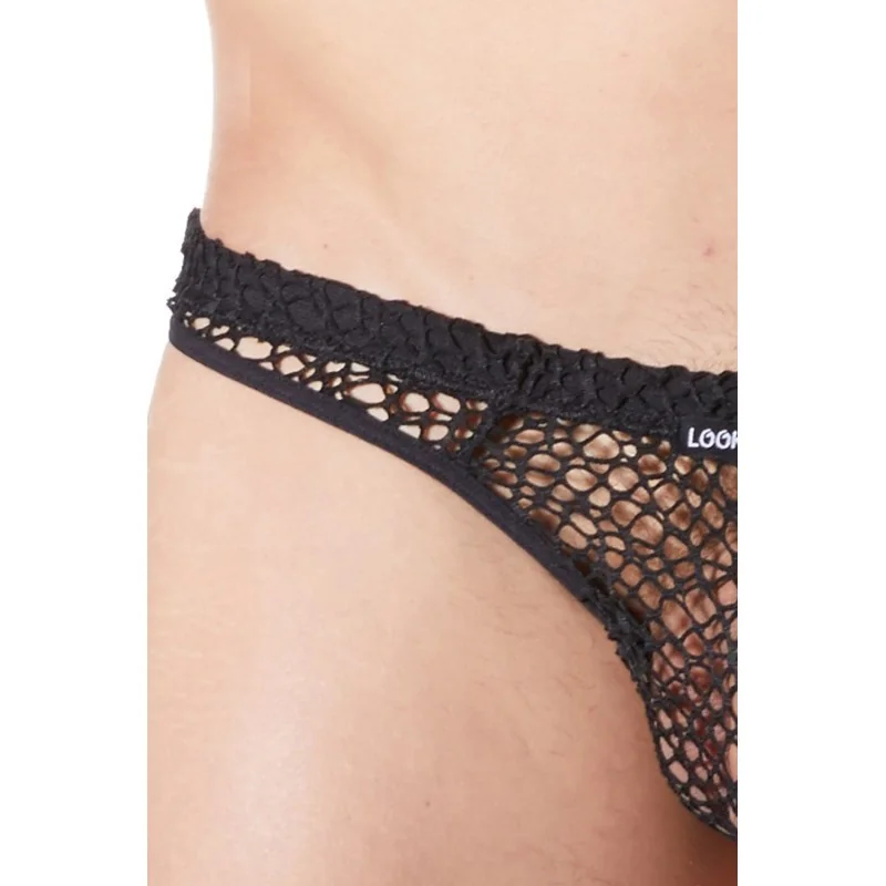 Schwarzer Herren Netz-String Fetish 810-57 von Look Me kaufen | Fesselliebe 2