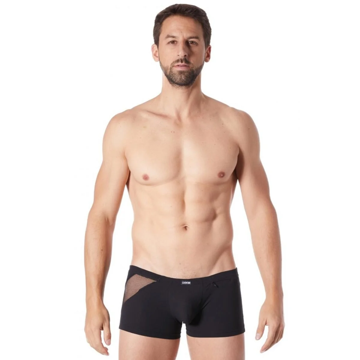 Schwarzer Herren Boxer Shorts 808-67 von Look Me kaufen | Fesselliebe