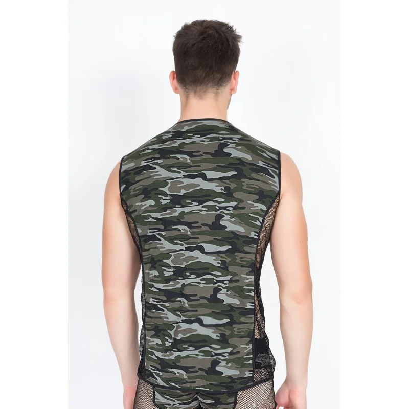 Camouflage V-Shirt Military 58-77 von Look Me kaufen | Fesselliebe 2