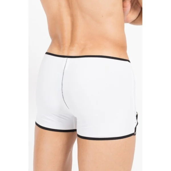 Weiß/Schwarzer Herren-Boxer Mixing 43-67 von Look Me kaufen | Fesselliebe