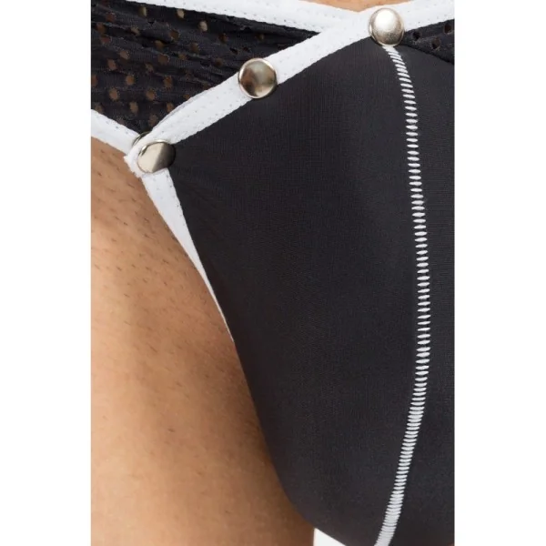 Schwarz/Weißer Jock Mixing 43-27 von Look Me kaufen | Fesselliebe