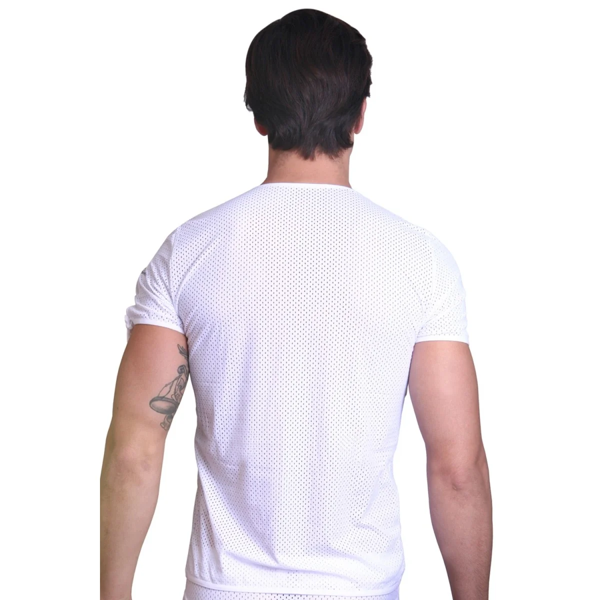 Weißes T-Shirt The Shadow von Look Me kaufen | Fesselliebe