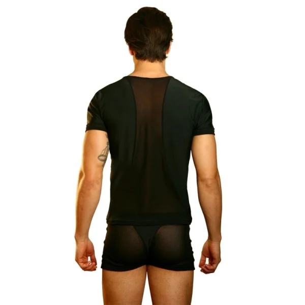 Schwarzes Herren T-Shirt Open Spirit von Look Me kaufen | Fesselliebe