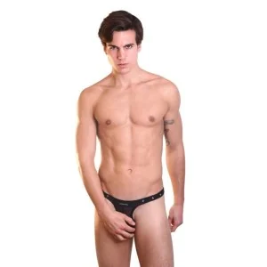 Schwarzer Männer String Open Spirit von Look Me kaufen | Fesselliebe