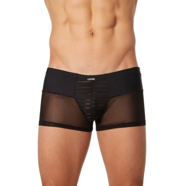 SCHWARZE HERREN BOXER SHORT 2906-67 VON LOOK ME