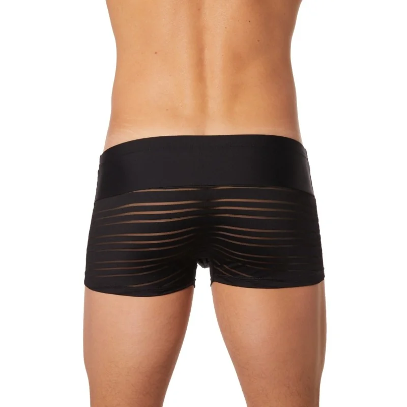 SCHWARZE HERREN BOXER SHORT 2906-67 VON LOOK ME 2