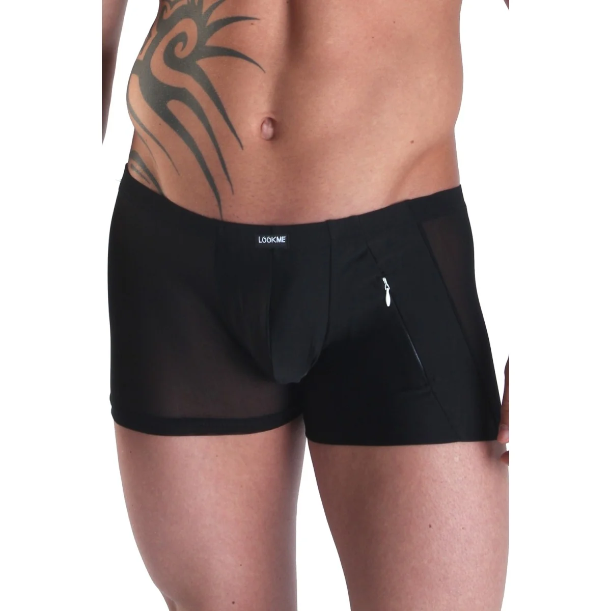 Schwarzer Herren Boxer Open Heart von Look Me kaufen | Fesselliebe