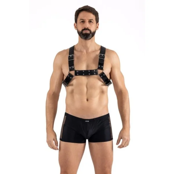 Schwarzer Schulter-Harness Lm275017blk von Look Me kaufen | Fesselliebe