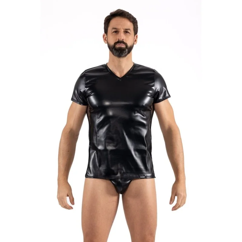 Schwarzes Herren T-Shirt 2401-81 von Look Me kaufen | Fesselliebe