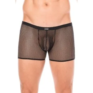 Schwarze Netz Boxer Short 2007-67 von Look Me kaufen | Fesselliebe