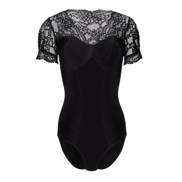Schwarzer Body mit Spitze Ka923338 von Kalimo kaufen | Fesselliebe