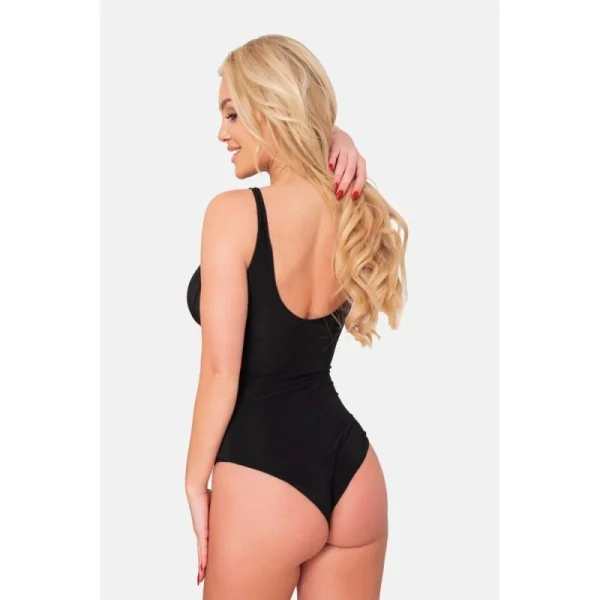 Schwarzer Body mit Netzeinsatz und Spitze Ka923328 von Kalimo kaufen | Fesselliebe