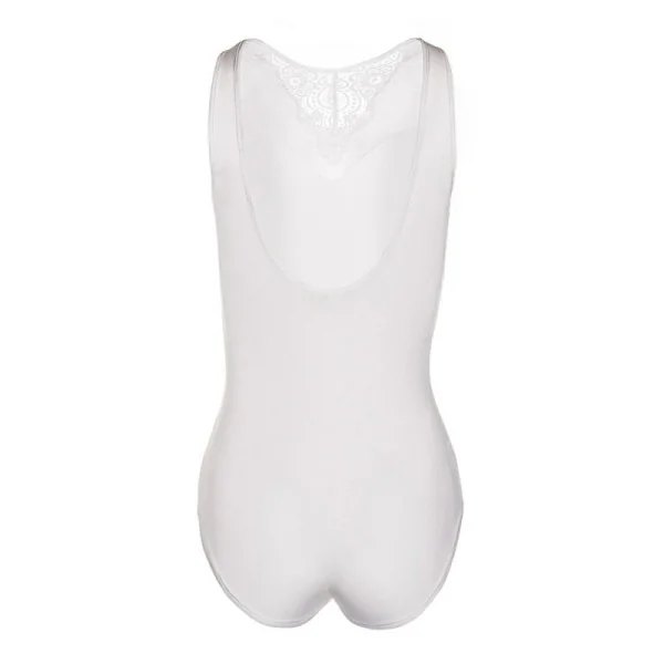 Ecru Body mit Netzeinsatz und Spitze Ka923323 von Kalimo kaufen | Fesselliebe