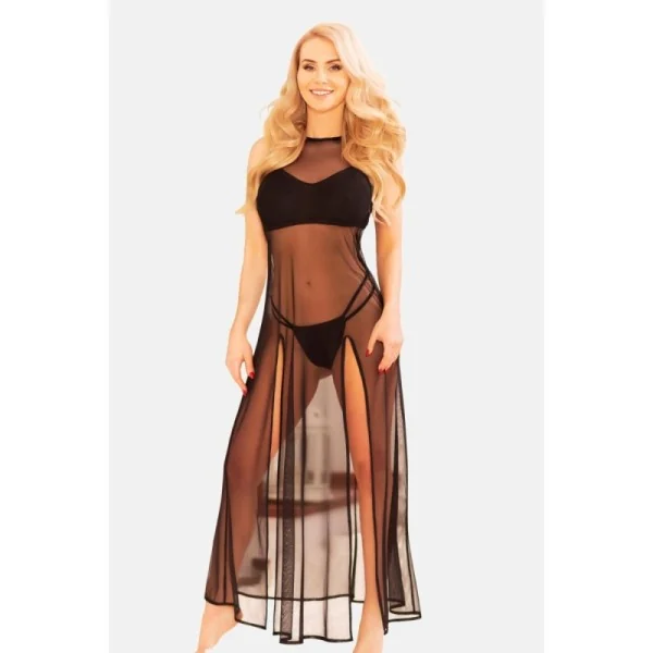 Schwarzes Nachtkleid Ka922448 von Kalimo kaufen | Fesselliebe