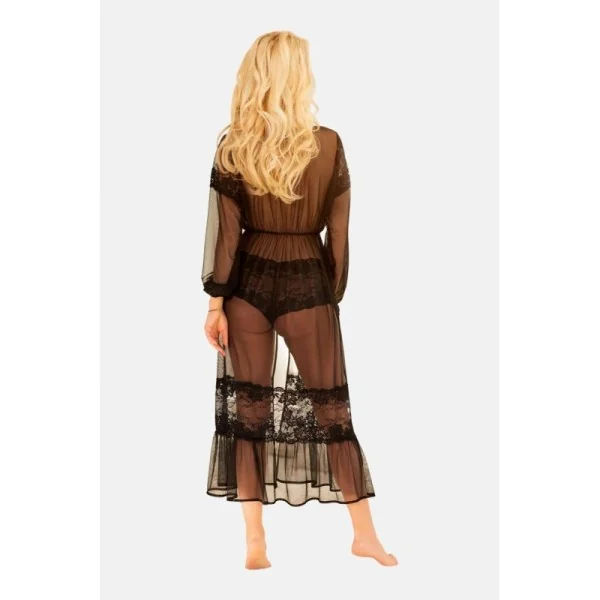 Schwarzer Morgenmantel Ka922359 von Kalimo kaufen | Fesselliebe