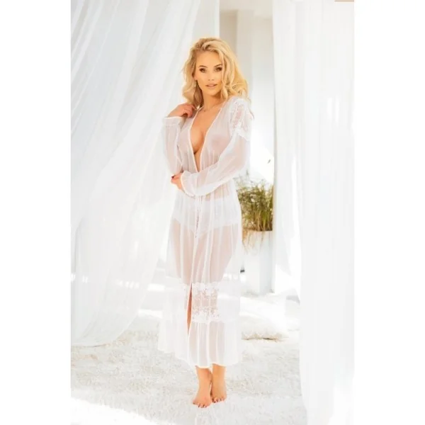 Ecru Morgenmantel Ka922354 von Kalimo kaufen | Fesselliebe