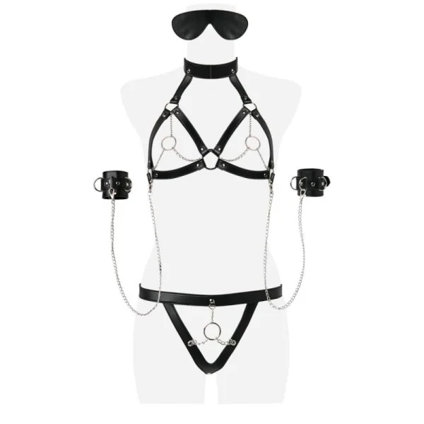 7-Teiliges Ketten-Bh-Set 14504 von Grey Velvet kaufen | Fesselliebe