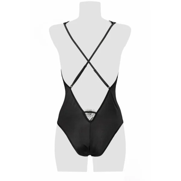 Schwarzer Spitzen Body 15305 von Grey Velvet kaufen | Fesselliebe