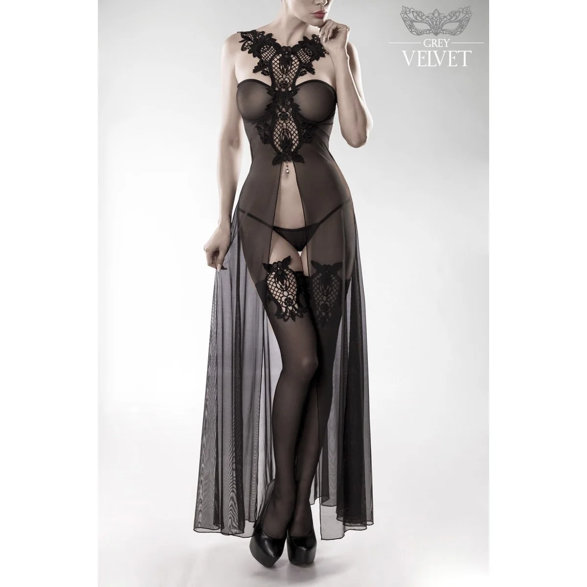 Schwarzes Erotik-Set 15264 von Grey Velvet kaufen | Fesselliebe