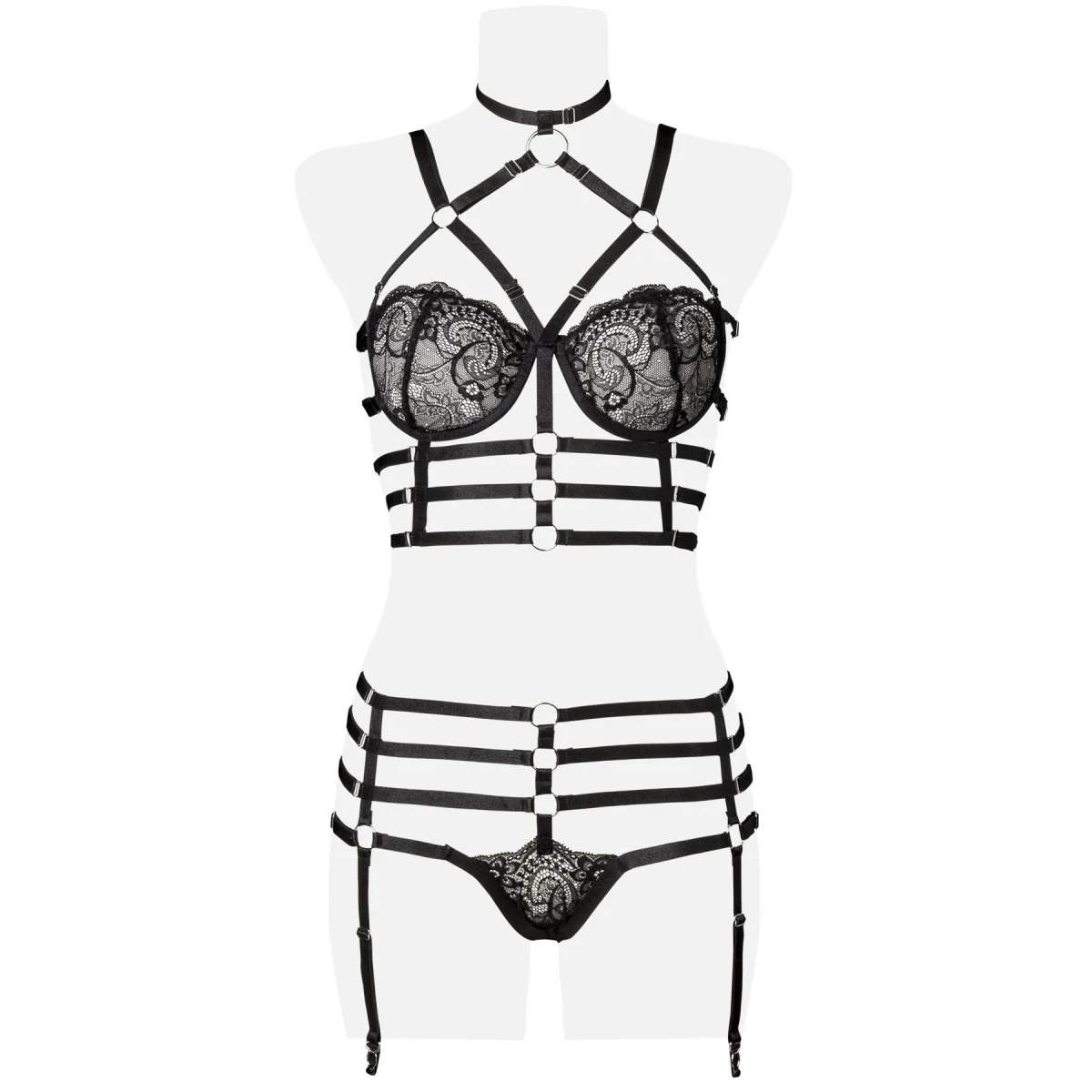 2-Teiliges Harness Set 15231 von Grey Velvet kaufen | Fesselliebe
