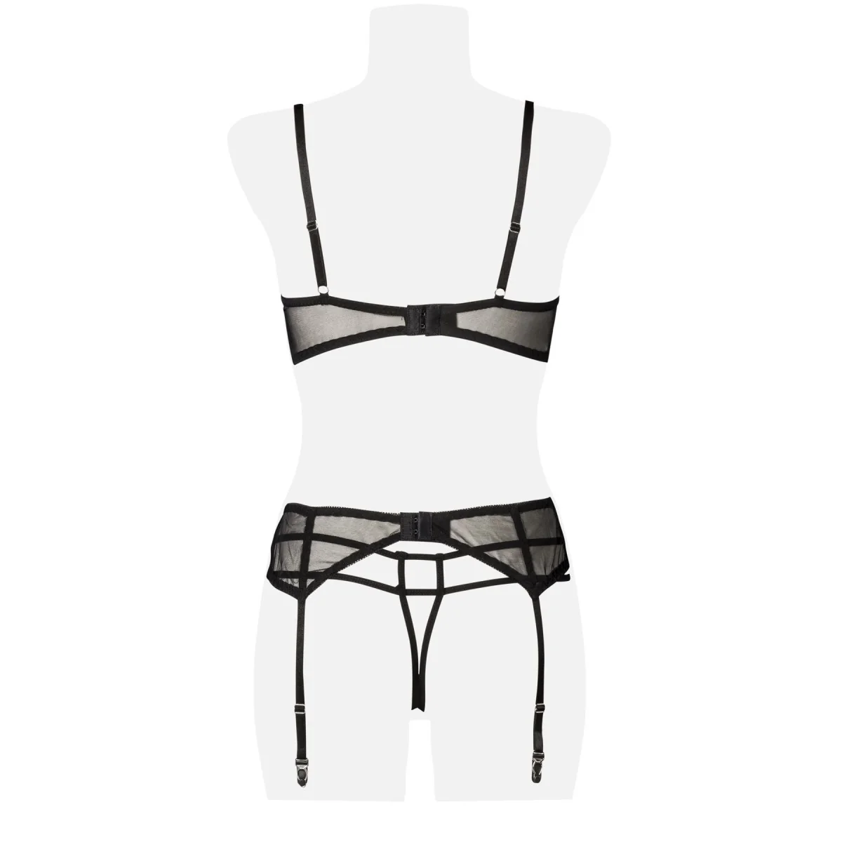 5-Teiliges Straps-Bh-Set 15128 von Grey Velvet kaufen | Fesselliebe