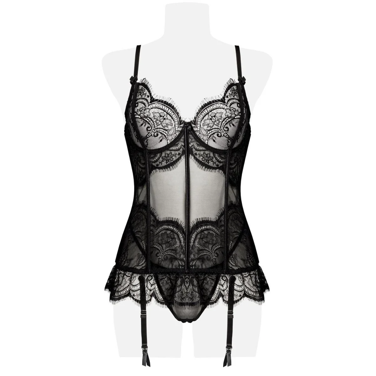 2-Teiliges Lingerie-Corsagen-Set 15126 von Grey Velvet kaufen | Fesselliebe