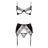 Narine Set Schwarz von Beauty Night Fashion | Fesselliebe.de