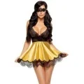 Eve Chemise Gold von Beauty Night Fashion