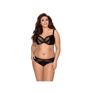 Plus Size BH Schwarz V-8451 von Axami