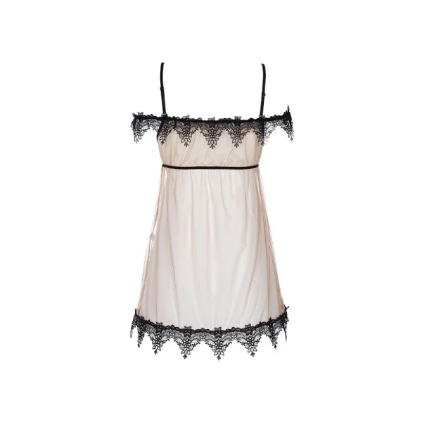 Babydoll & String beige V-8919 von Axami kaufen | Fesselliebe